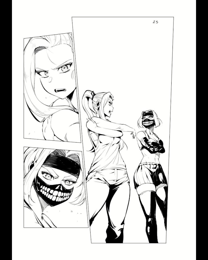 draw professional manga and comic pages for your story