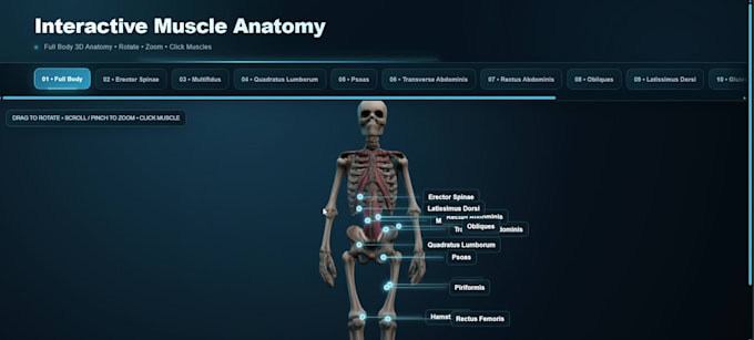 create an interactive 3d website using three js and webgl