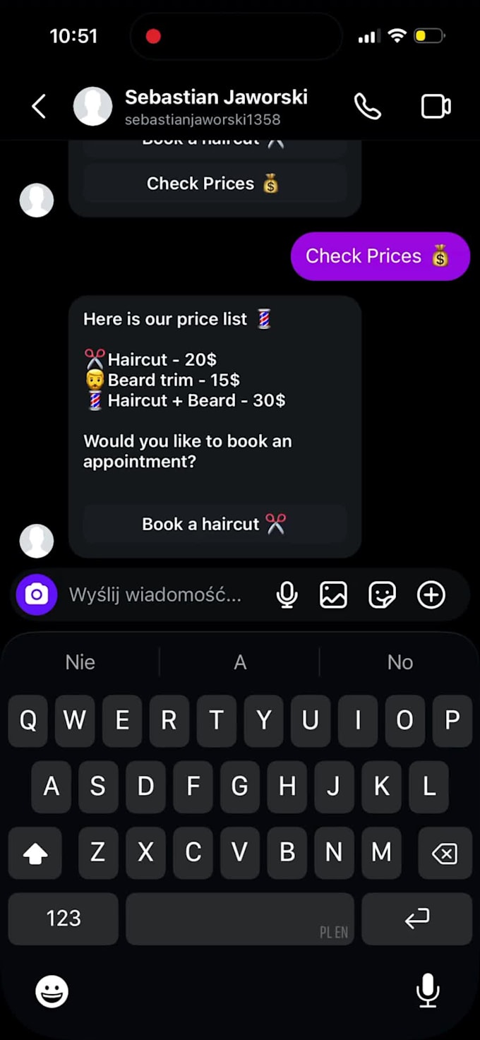 create a chatbot for your instagram and facebook business
