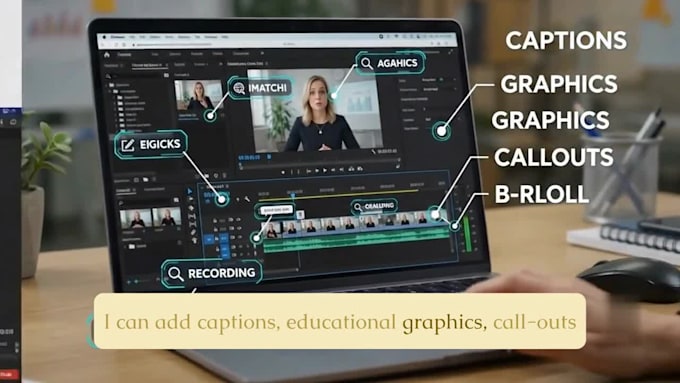 edit your online course, elearning, or zoom recorded video lesson