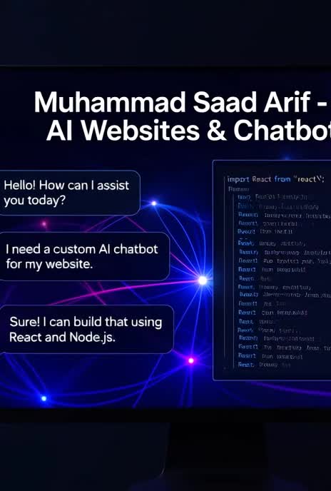 build ai website, ai chatbot, full stack ai software development