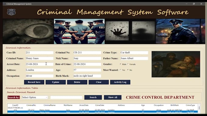 make database desktop application
