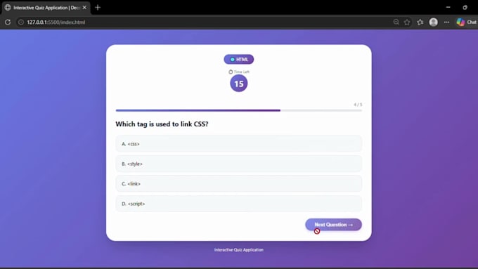 create a responsive HTML CSS javascript website