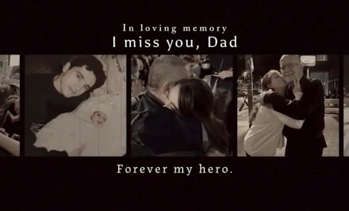 do funeral video slideshow, memorial tribute
