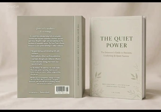 design minimalist book cover for amazon kdp