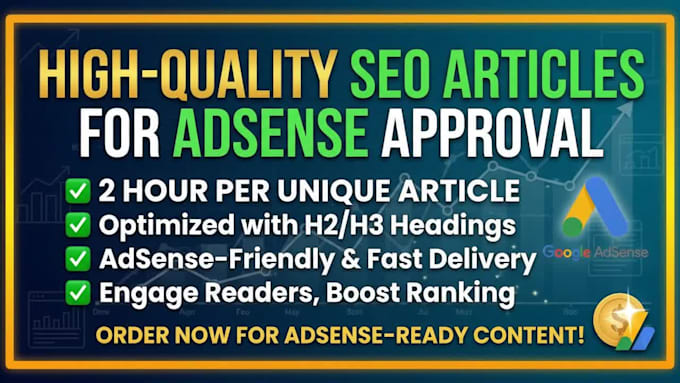 write SEO friendly articles for adsense approval