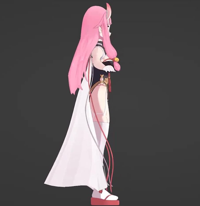 create vrchat avatar, 3d vtuber model rig 3d model, sfm vrchat vtuber, anime