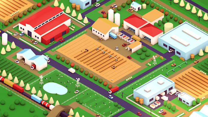 create 2d 3d animated explainer video for isometric animation saas 3d animation
