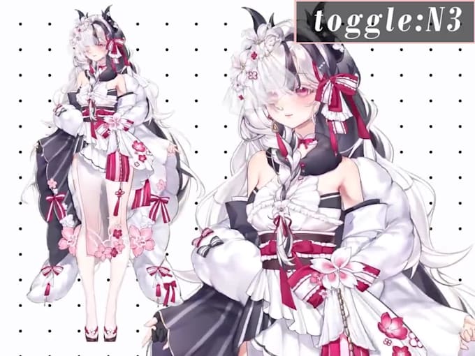 create live2d vtuber model anime avatar face tracking vtuber