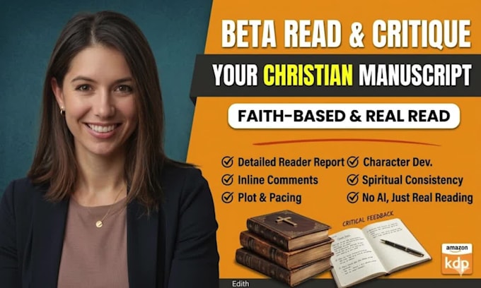 beta read and critique your christian manuscript