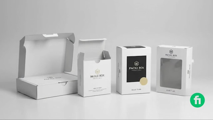 create custom packaging dieline and print ready template