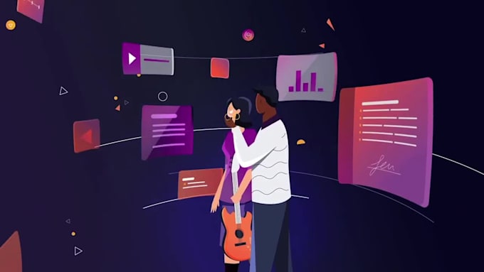 create interactive rive button animation, icon, web UI animation, gif, svg, json