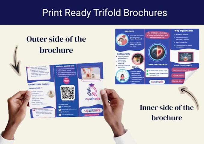 design informative and attractive product flyers and brochures