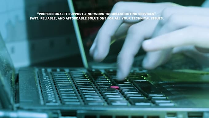 provide professional IT support, network troubleshooting and system ad