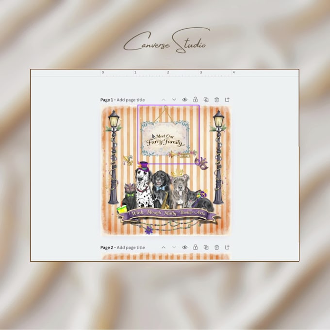 create fully custom, hand drawn wedding stationery suite
