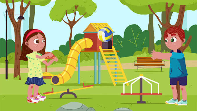 create children 2d animated videos