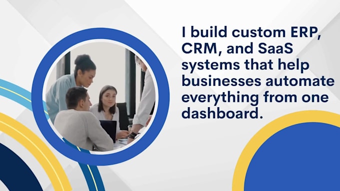 develop custom business or retail CRM system, erp system for fast sale