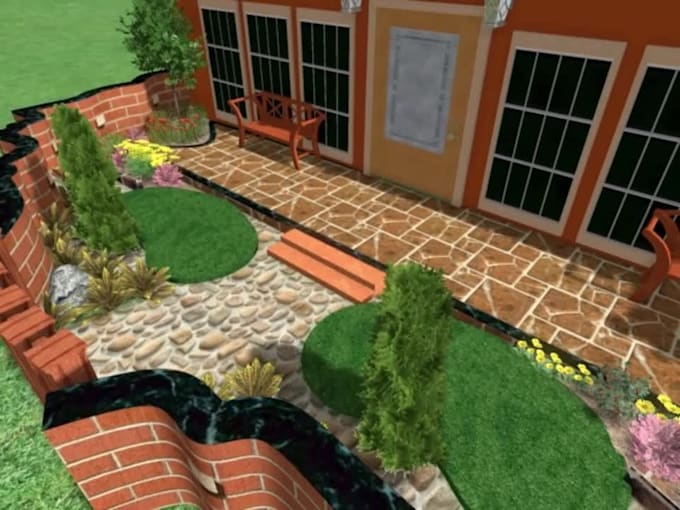 design professional 3d and 2d landscape modeling