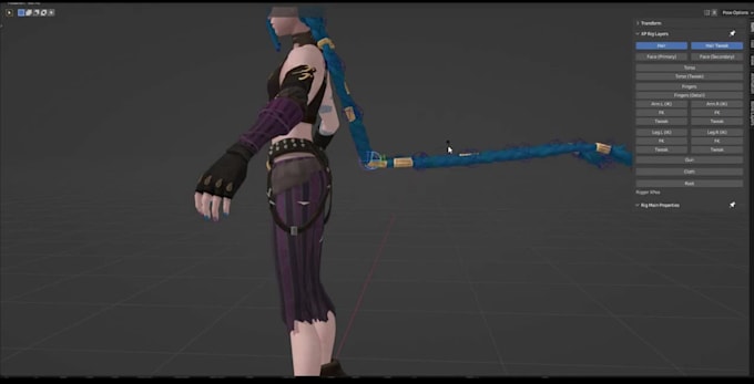 Rig3d avatar para mostrar emoção humana, live2d, rig de modelo cc5 ...