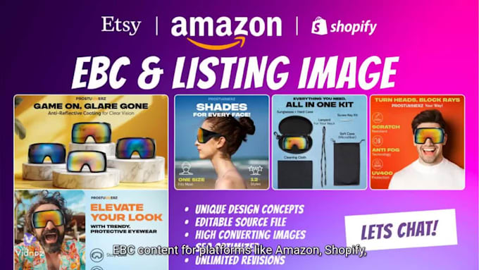 create listing images and ebc content for ecommerce