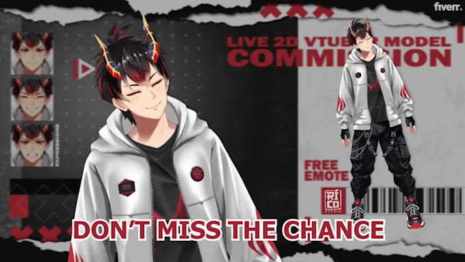 live2d vtuber avatar anime model vtuber avatar rigging vrm 3d vtuber character