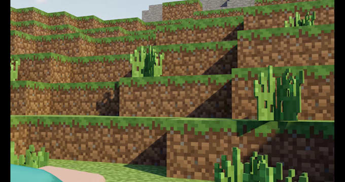 first person perspective minecraft action animation