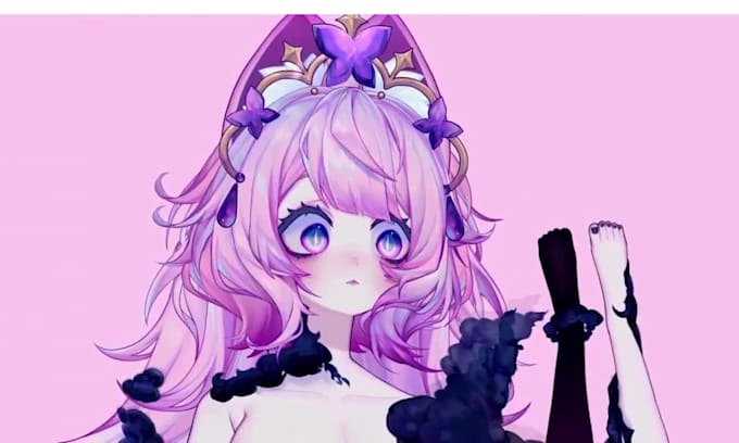 design anime vtuber full rigging live2d vtuber avatar vrm and streaming setup