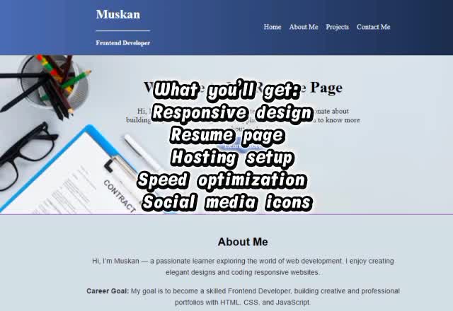 design responsive portfolio websites