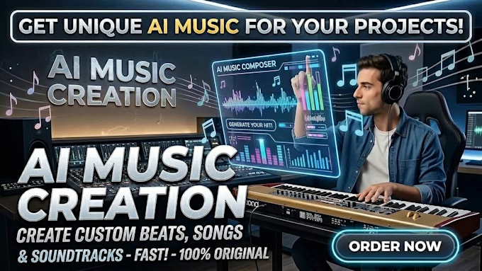 custom ai music or jingles for your project
