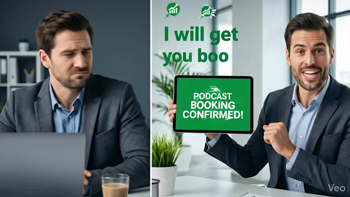 be your podcast booking agent and secure confirmed guest interviews