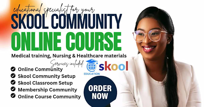 setup skool online community classroom, coaching business, skool course manager