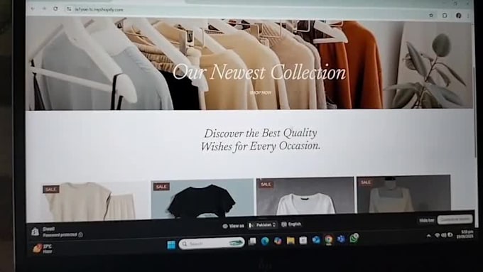 customize your shopify store and organize products