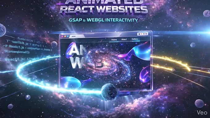 build a complex animated 3d website
