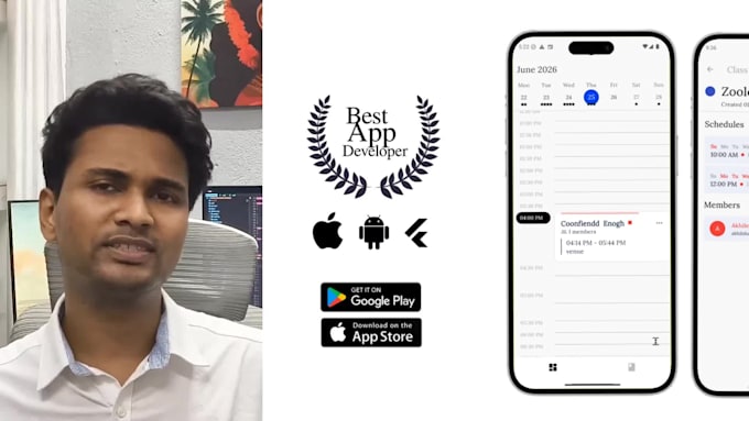 flutter mobile mvp, food delivery app, dating, taxi booking