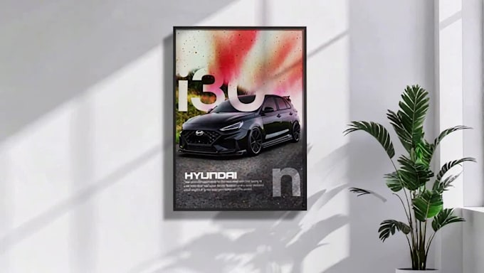 design custom car poster