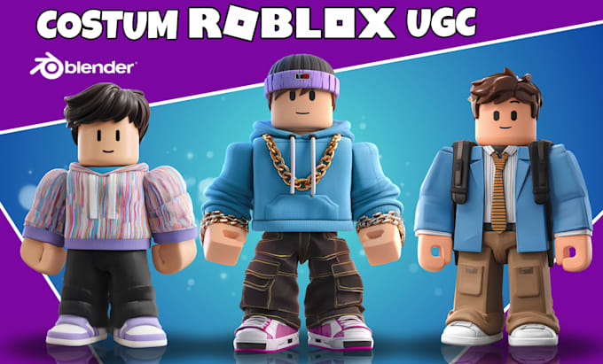 design custom roblox characters and ugc models with rigging