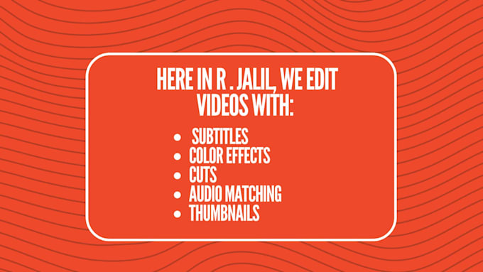 edit a small video for a cheap price