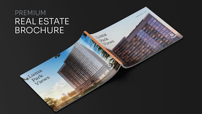 design or redesign luxury real estate brochure