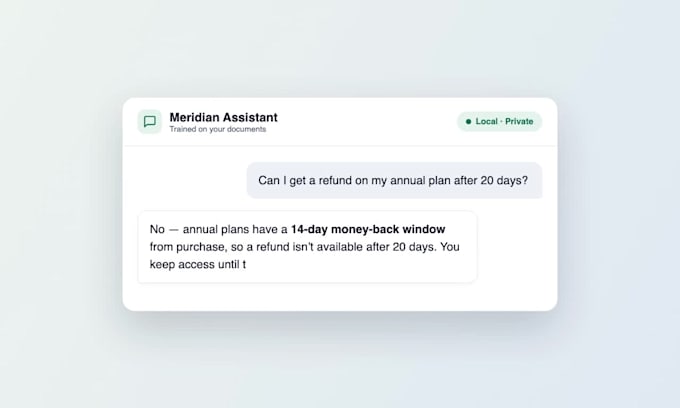 build a private ai chatbot trained on your data with rag