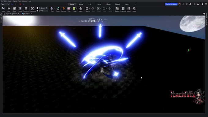do  some vfx art