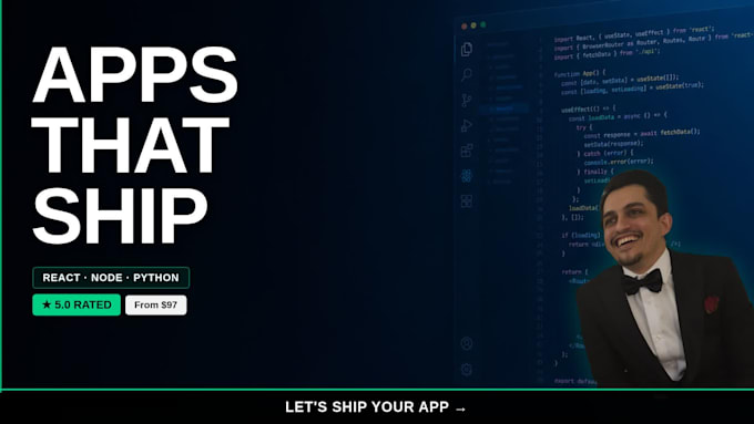 develop a high performance web application using react next js and python