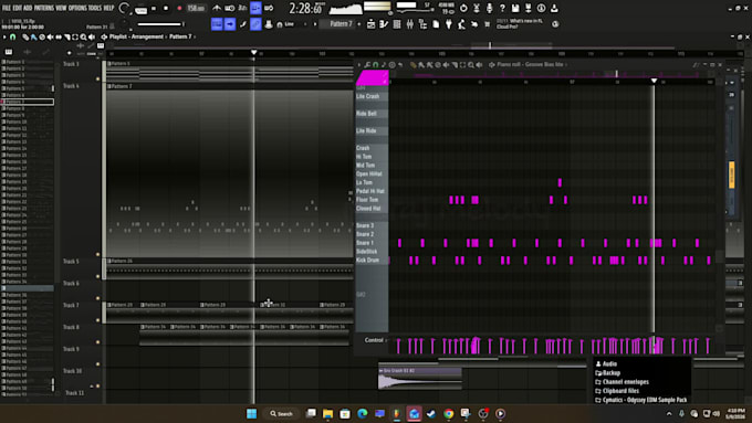 recreate and program drum midi from any reference track