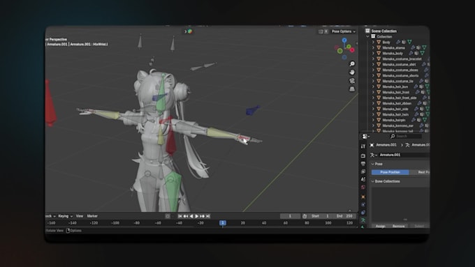 professional 3d rigging in blender and maya for you