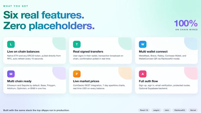 build a modern crypto wallet UI