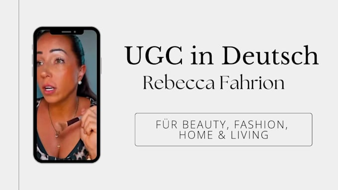 create authentic german ugc videos