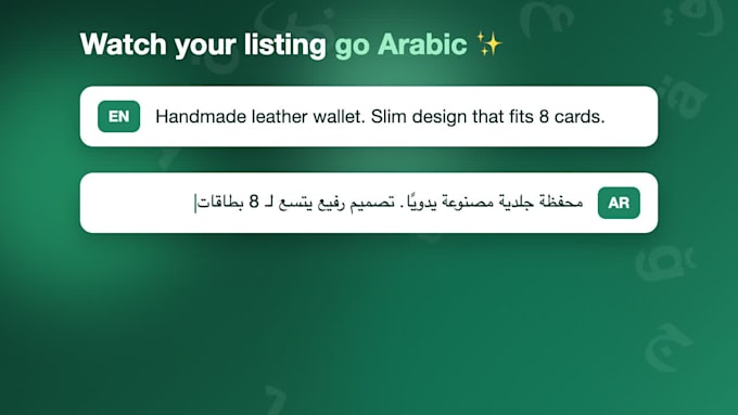 translate and localize your online store into arabic for gulf customers