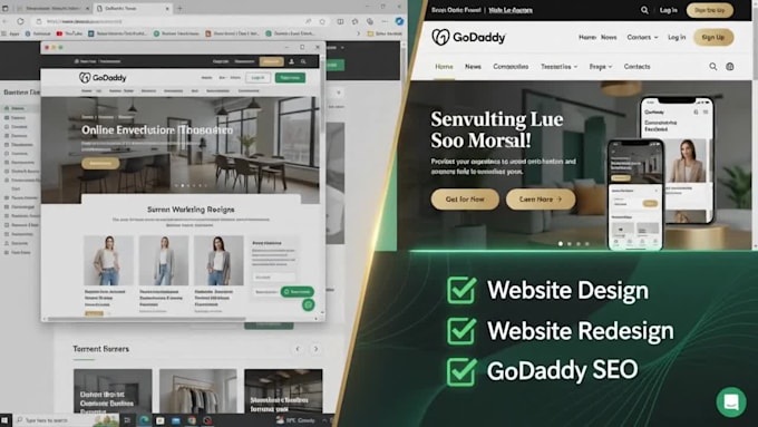 design godaddy website redesign godaddy website develop godaddy expert wordpress