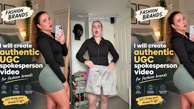 create authentic ugc spokesperson video for fashion and beauty for your brand