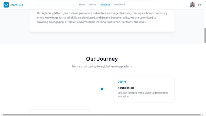 build a modern web app to manage online courses