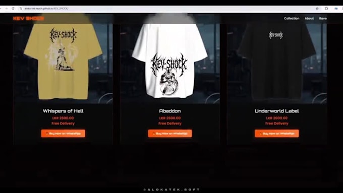 build a professional custom website with clean code